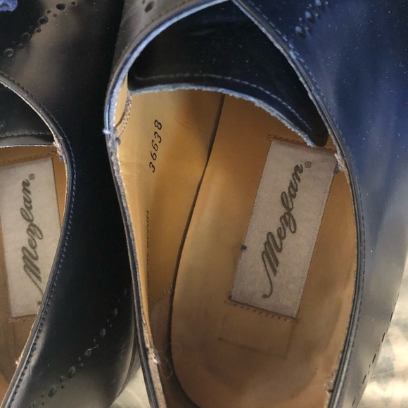 Black Mezlan Oxfords